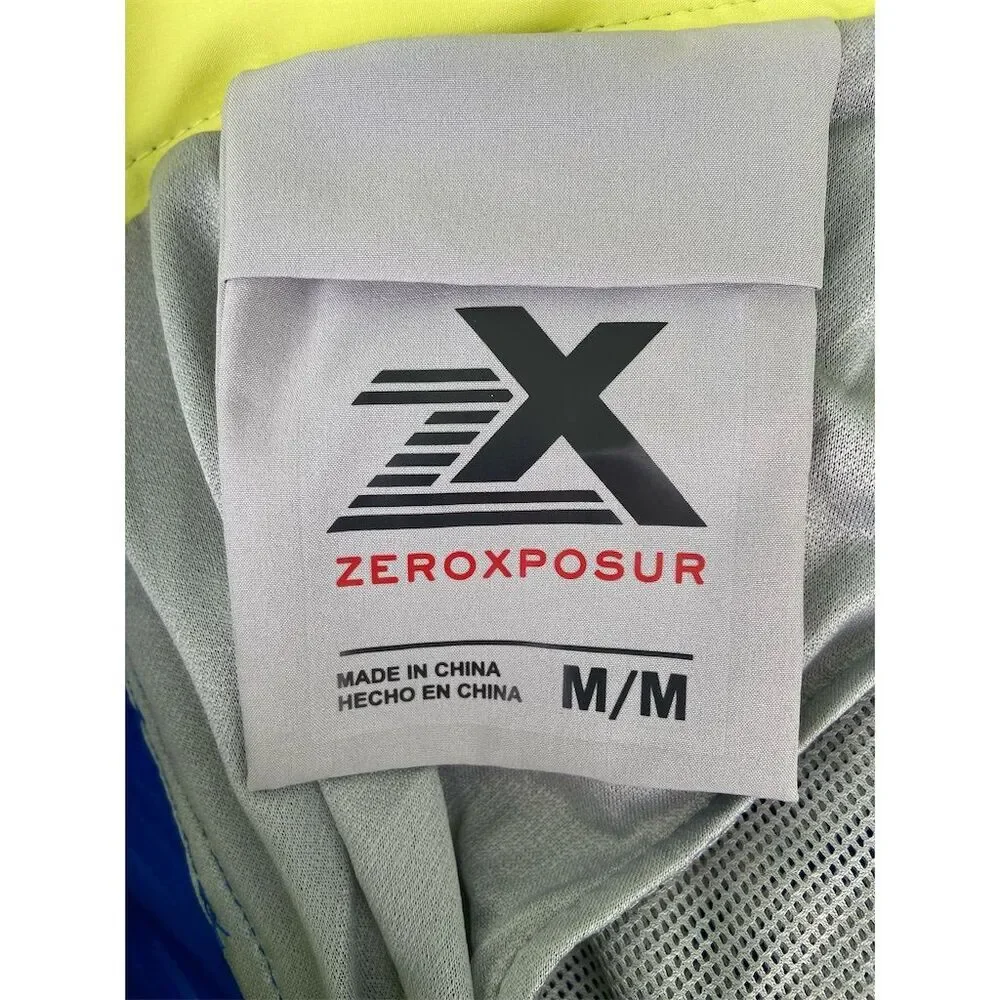 ZeroXposur Men's Quick Dry Swim Trunks Blue M Standard Comfort Waistband